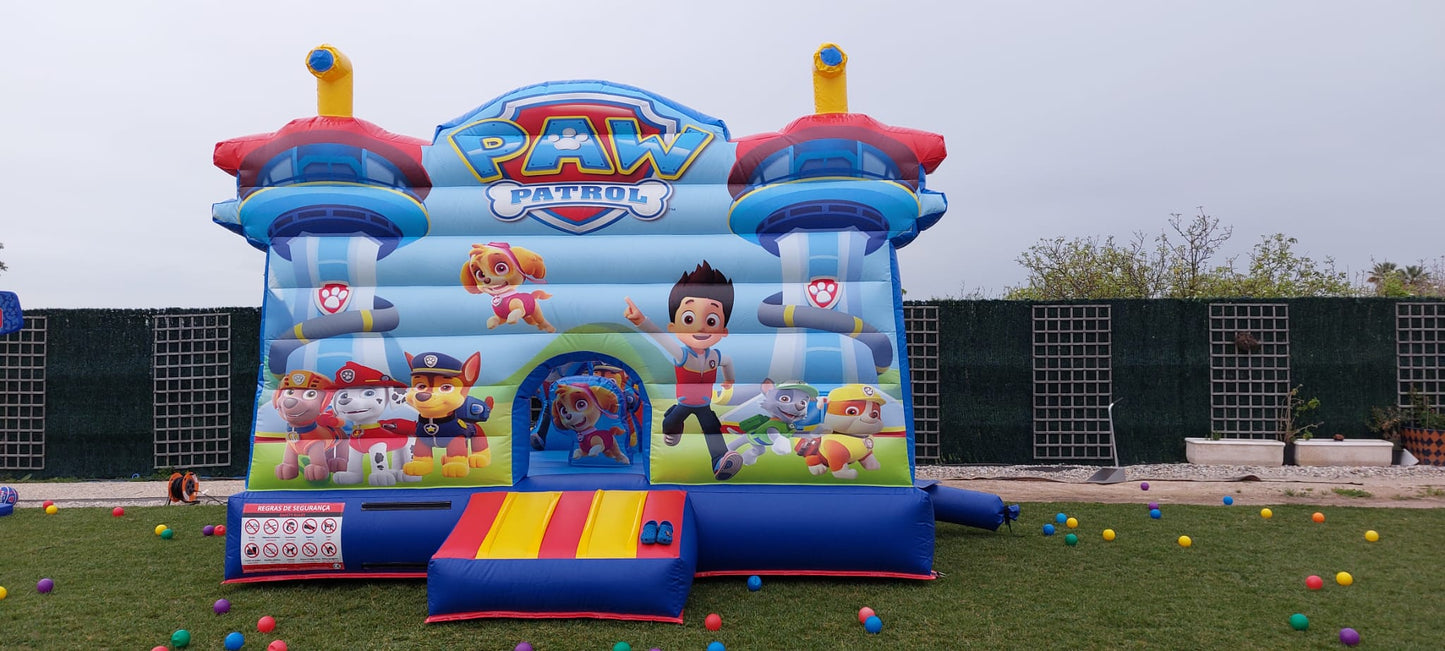 Aluguer Insuflável Patrulha Pata 🐶🚒🐾