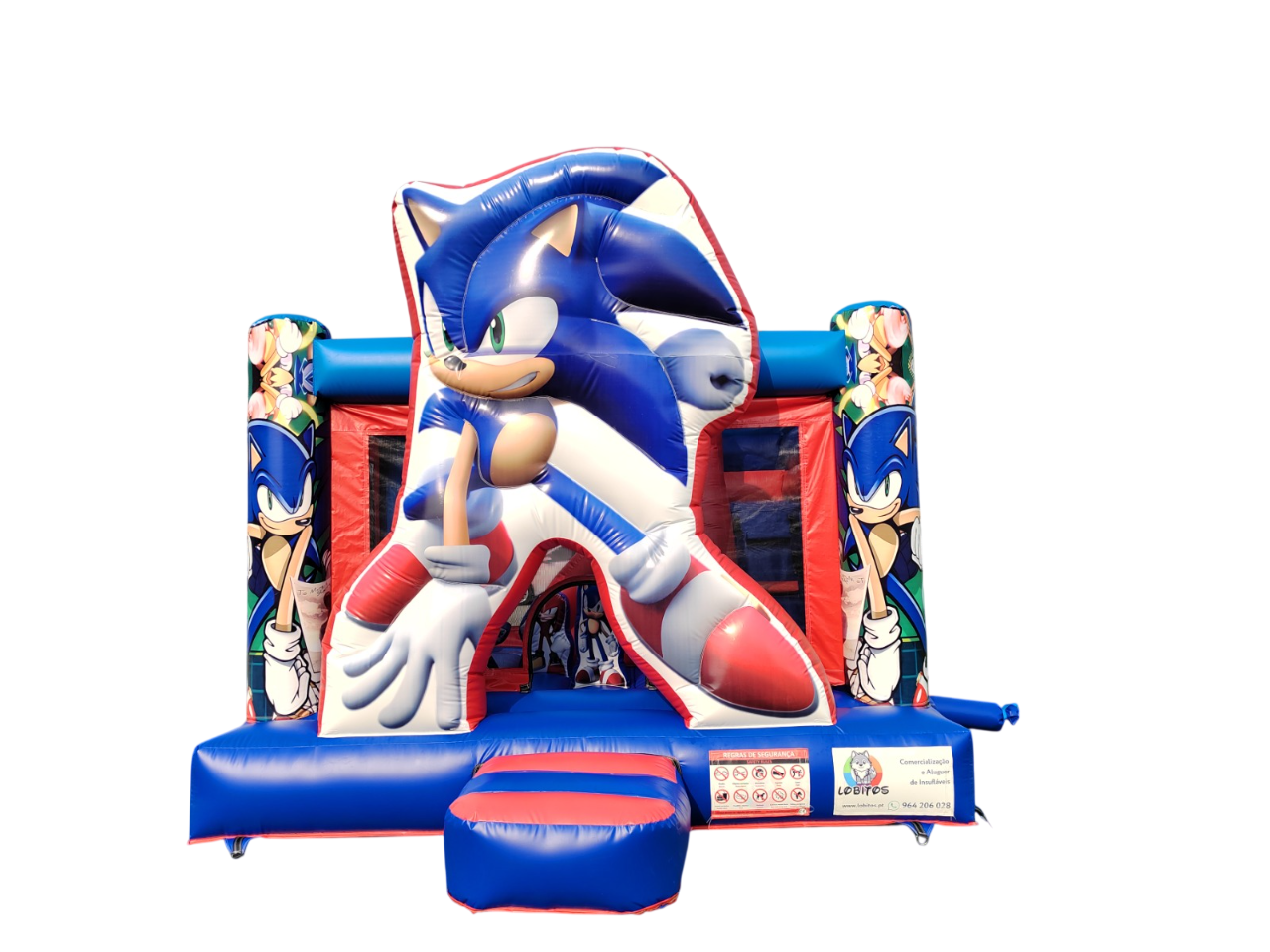 Aluguer Insuflável do Sonic 🌟🏃💨🌀