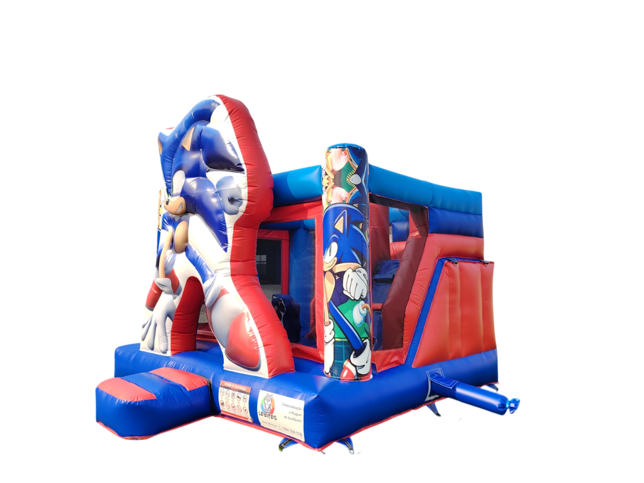Aluguer Insuflável do Sonic 🌟🏃💨🌀