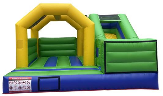 Combinado 4×4m com tema adaptável – Verde, Azul, Amarelo 🎉