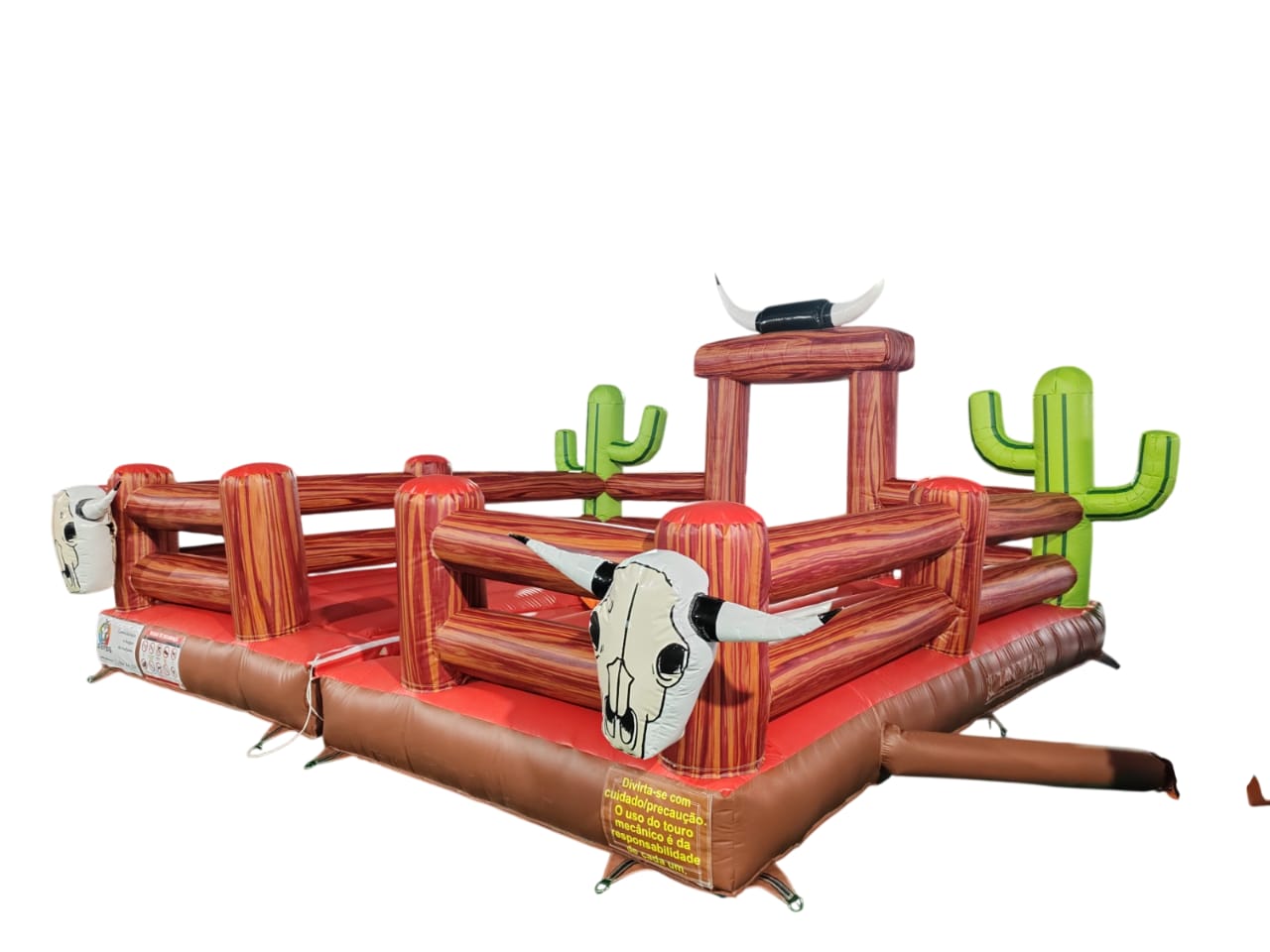 Touro Mecânico Radical – Arena 5x5m 🐂🤠🌵🔥