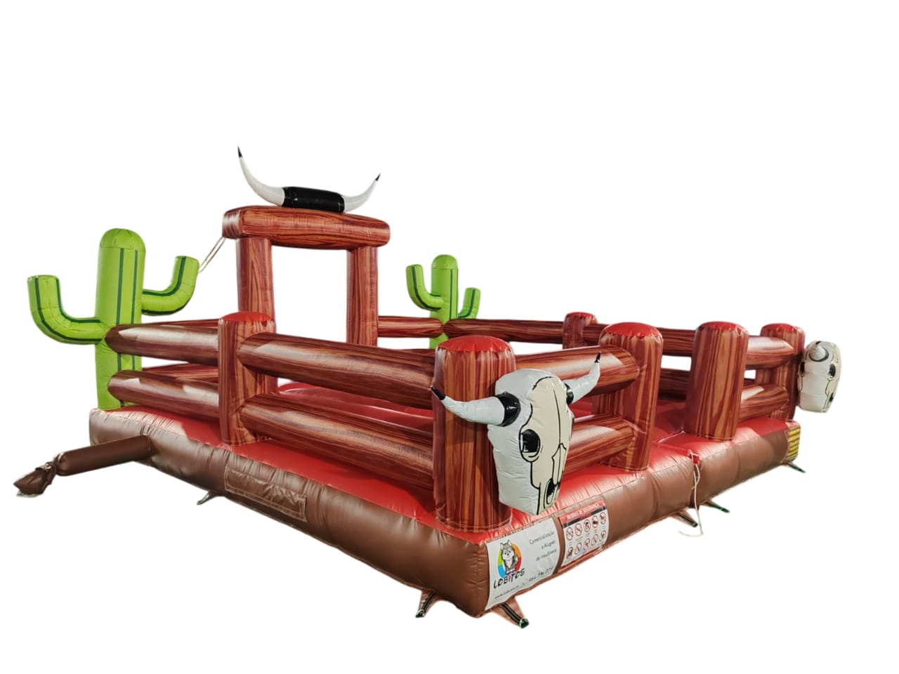 Touro Mecânico Radical – Arena 5x5m 🐂🤠🌵🔥